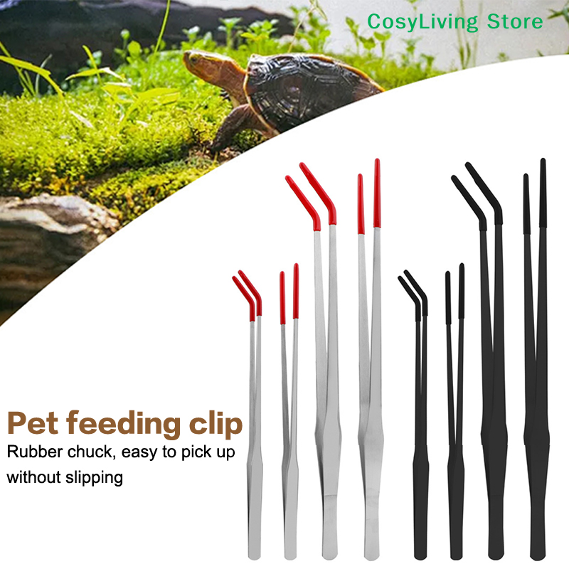 Reptile Feeding Tongs With Rub – обзор и цена Feeding Tong Stainless