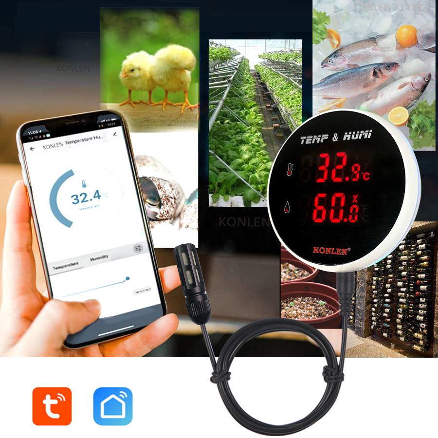 Tuya WIFI Temperature Humidity – обзор и цена Digital Hygrometer Probe