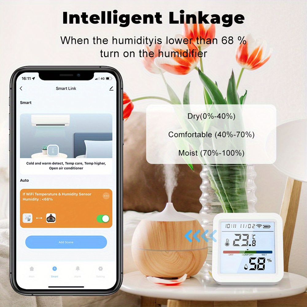 Tuya WiFi Temperature Humidity – обзор и цена Digital Hygrometer Probe