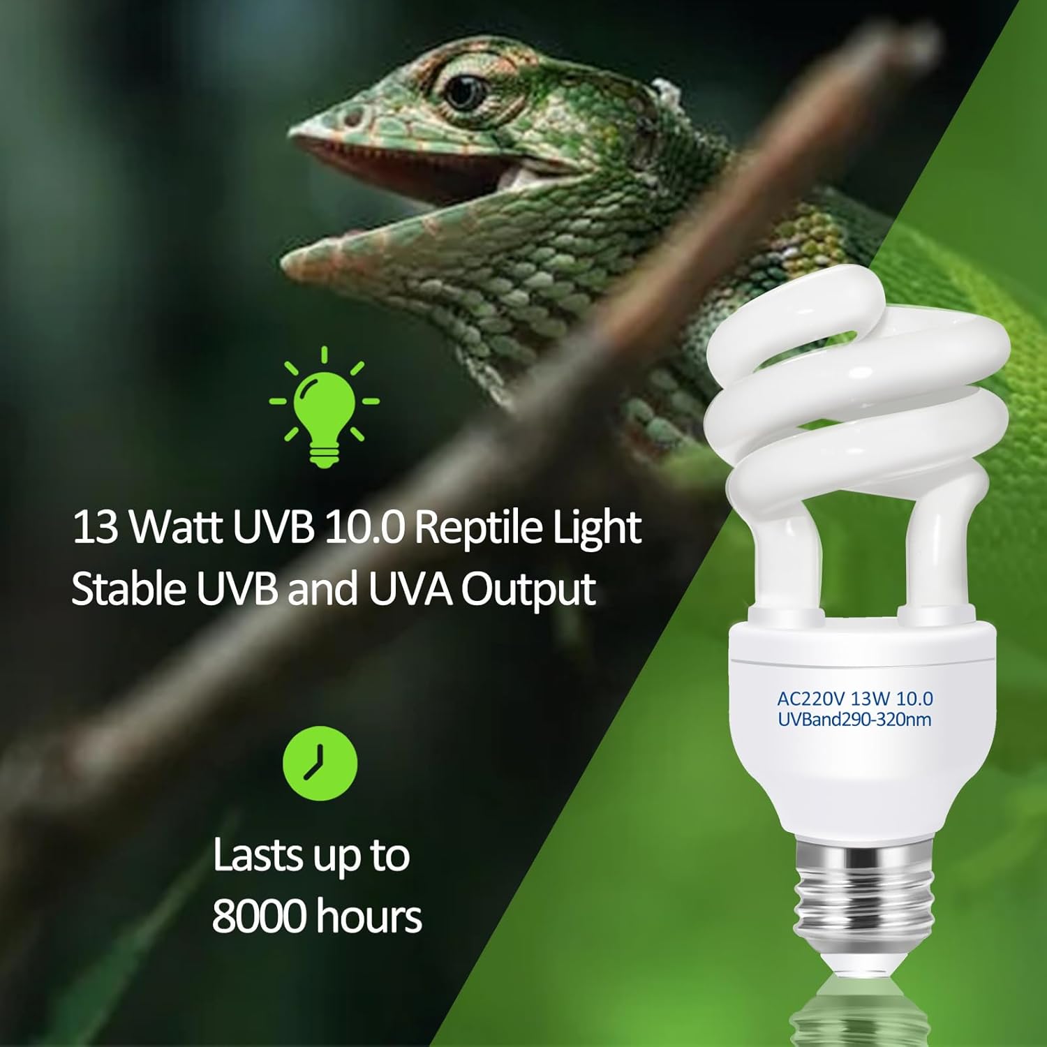 UVB 5.0 10.0 Reptile Heating L – обзор и цена Calcium Powder Reptile