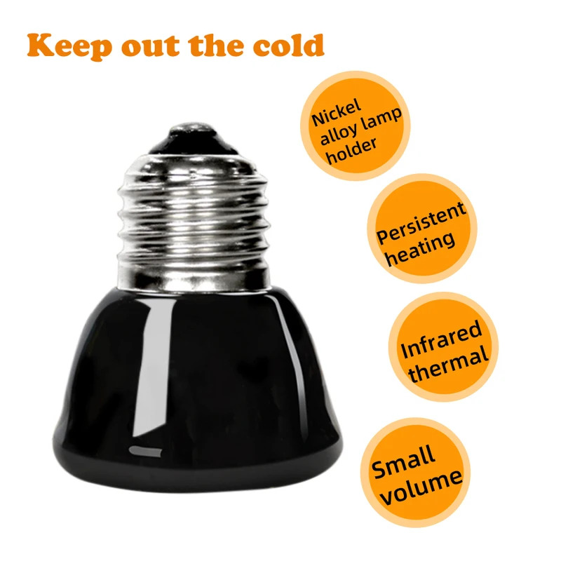 25/50/75/100W E27 Black Infrar – обзор и цена Ceramic Heat Emitter