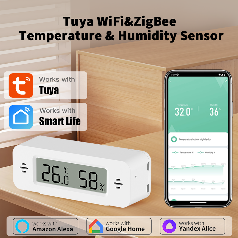 Tuya WiFi/Zigbee Temperature H – обзор и цена Digital Hygrometer Probe