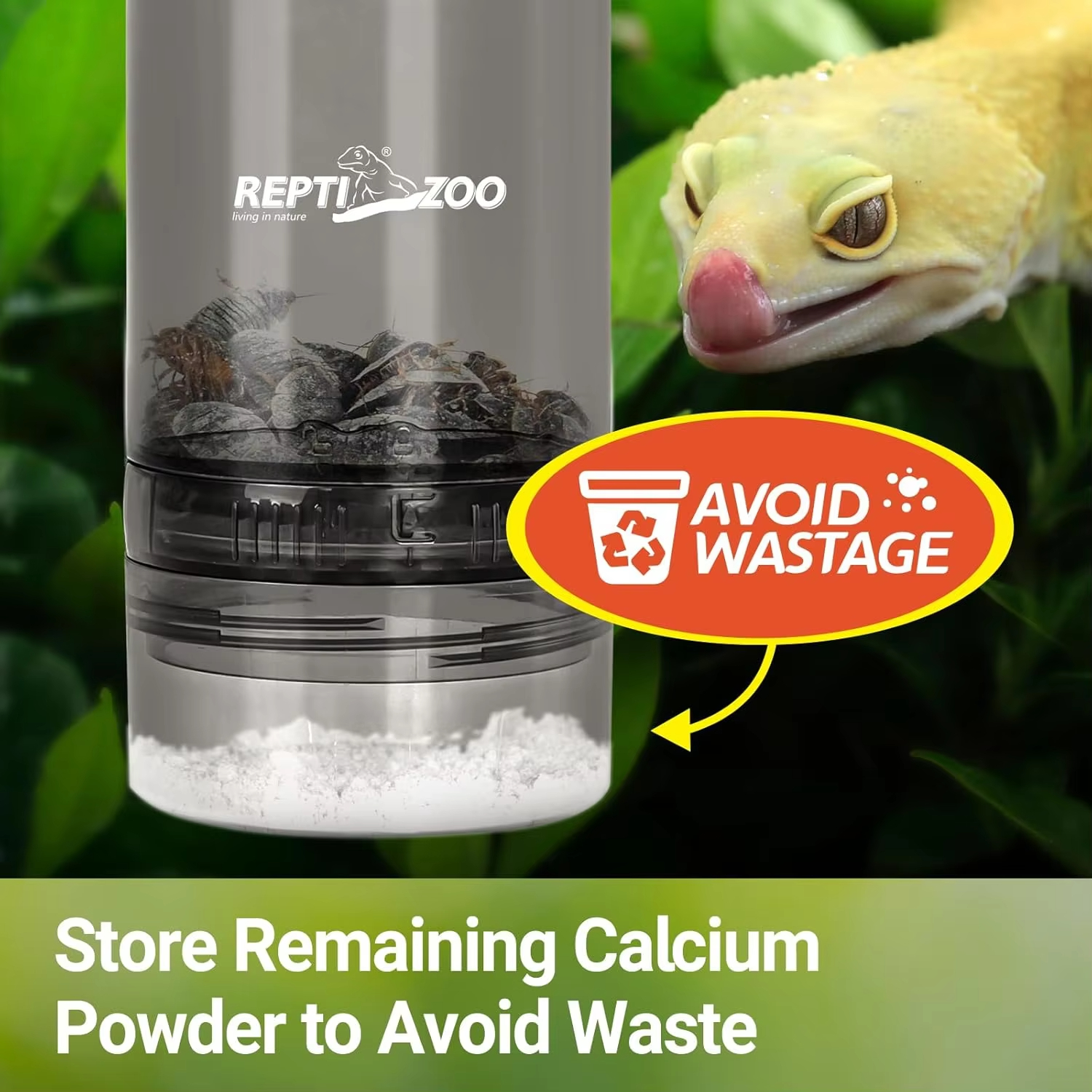 Reptile Calcium Powder Mixing  – обзор и цена Calcium Powder Reptile