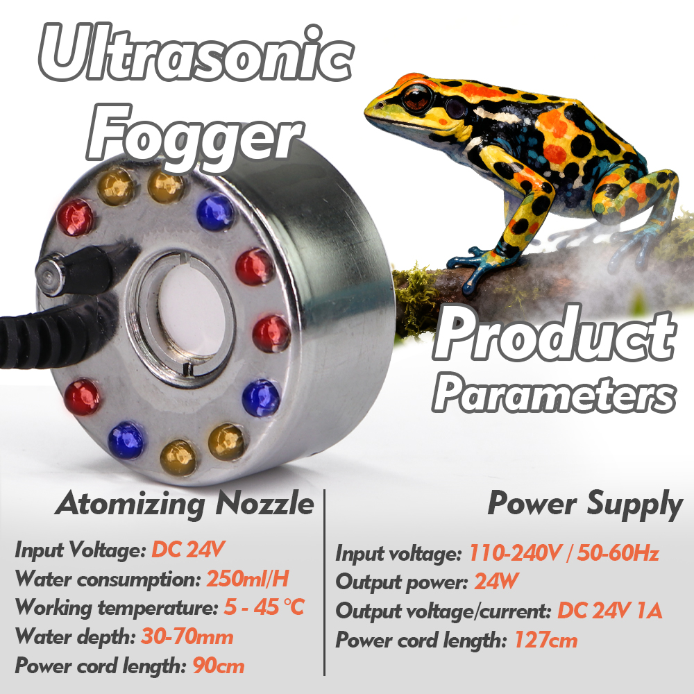 Ultrasonic Mist Maker Fogger w – обзор и цена Terrarium Fogger Ultrasonic