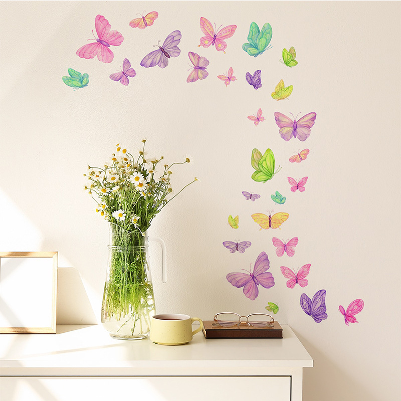 Romantic butterfly Wall Sticke – обзор и цена Pvc Panel Background