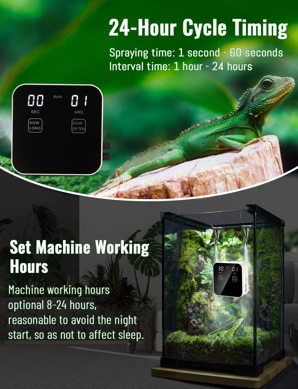 Automatic Rainforest Timing Sp – обзор и цена Misting Nozzle Reptile