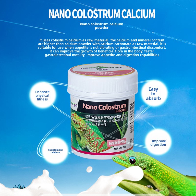Reptizoo Reptile Calcium Powde – обзор и цена Calcium Powder Reptile