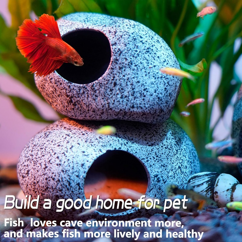 Aquarium Decorations Cave Fish – обзор и цена Hide Cave Ceramic