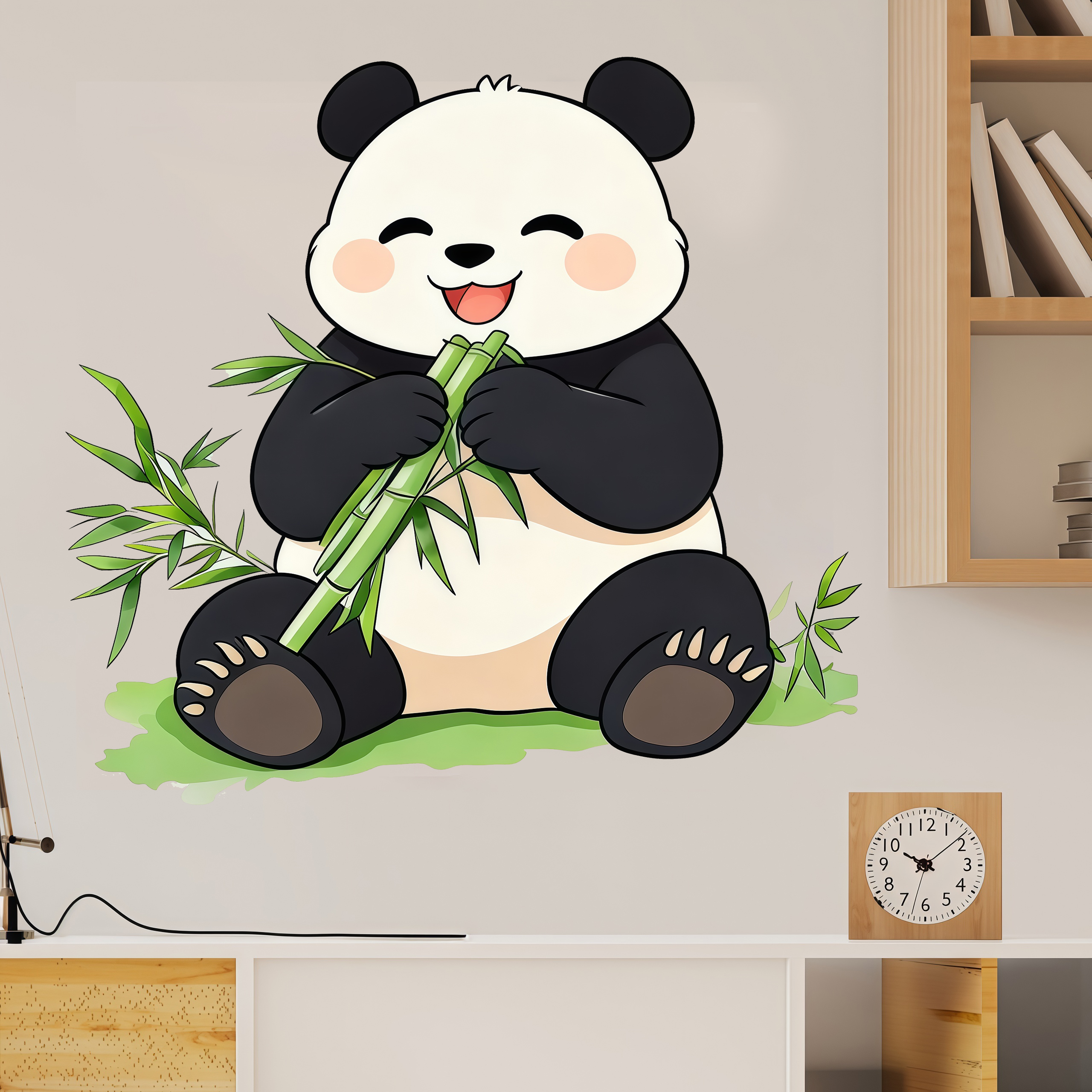 Bamboo And Panda Wall Decals S – обзор и цена Pvc Panel Background
