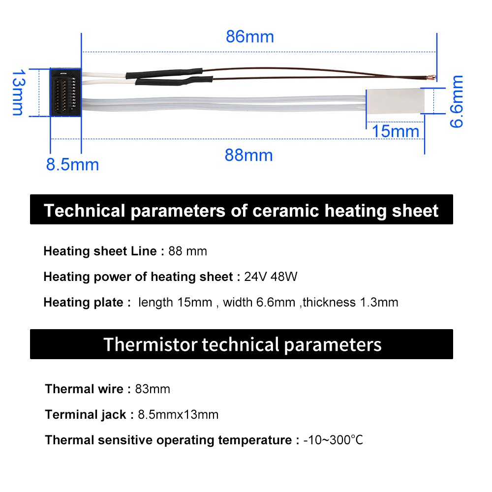For Bambu Lab Hotend V2.0 V3.0 – обзор и цена Ceramic Heat Emitter