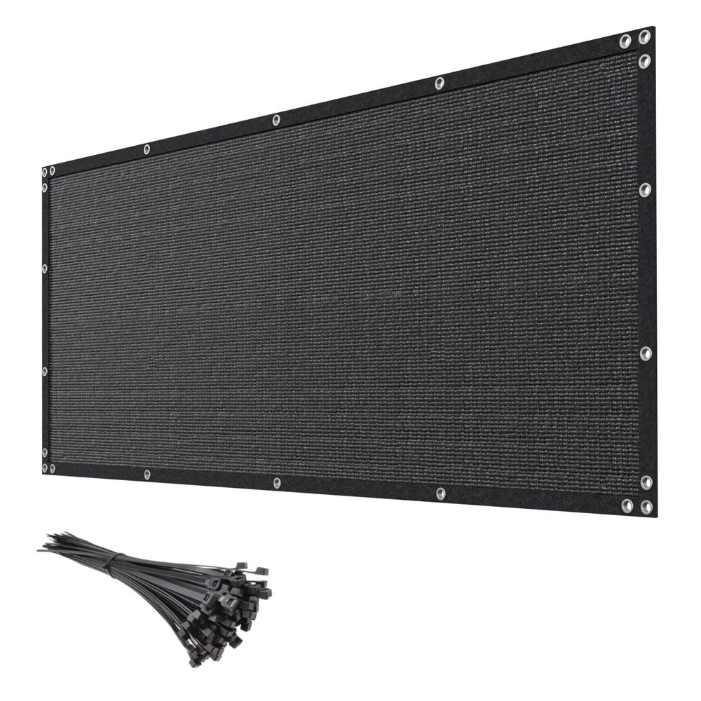 x 100ft Black Privacy Screen F – обзор и цена Screen Top Mesh