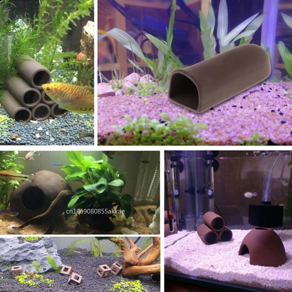 1pc Fish Tank Cave Aquarium Ac – обзор и цена Hide Cave Ceramic