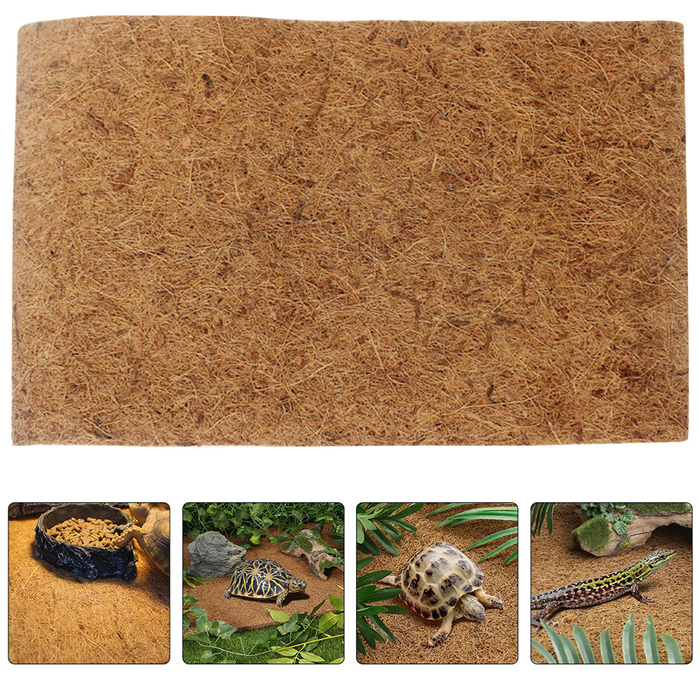 Reptile Terrarium Carpet Natur – обзор и цена Substrate Coconut Fiber